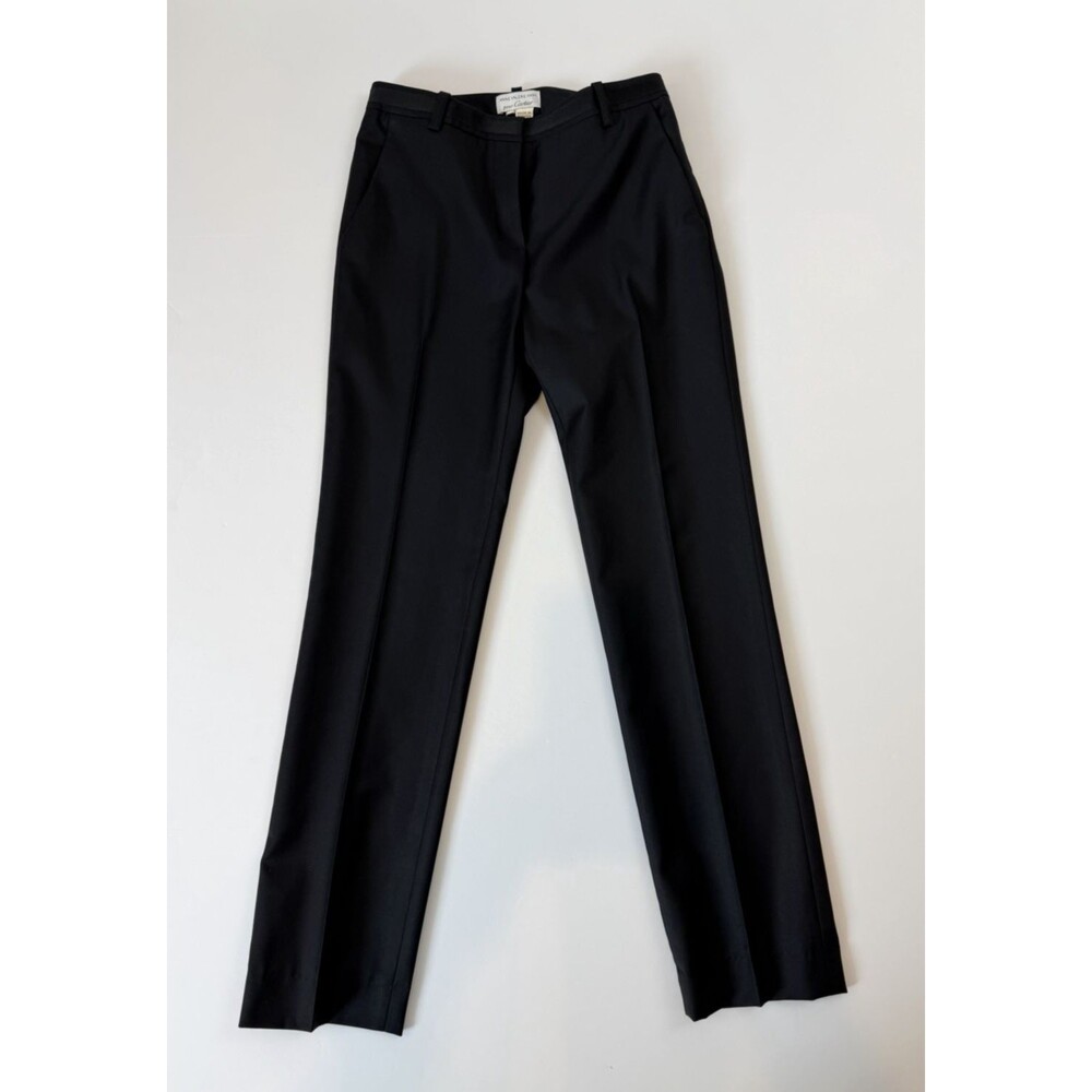 Anne Valerie Hash pour Cartier Black Straight Leg Dress Pants Size 32